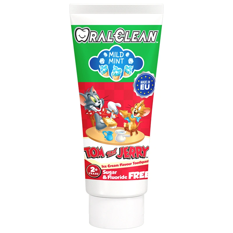 Kem đánh răng cho bé từ 2 tuổi Oral Clean hương kem bạc hà 75 ml 5