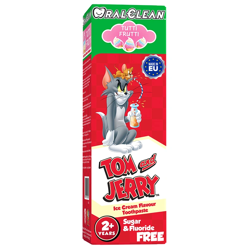 Kem đánh răng cho bé từ 2 tuổi Oral Clean hương kem trái cây 75 ml 2