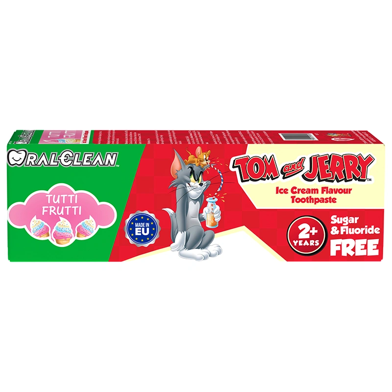 Kem đánh răng cho bé từ 2 tuổi Oral Clean hương kem trái cây 75 ml 5