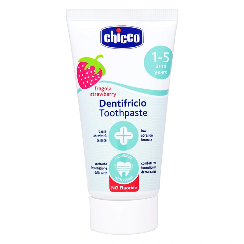 Kem đánh răng cho bé 1 - 5 tuổi Chicco hương dâu 50 ml 6