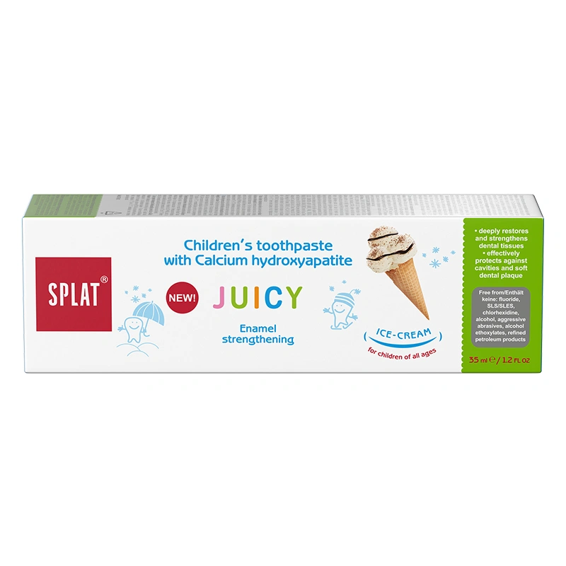 Kem đánh răng cho bé Splat Juicy Ice Cream hương kem 35 ml 3