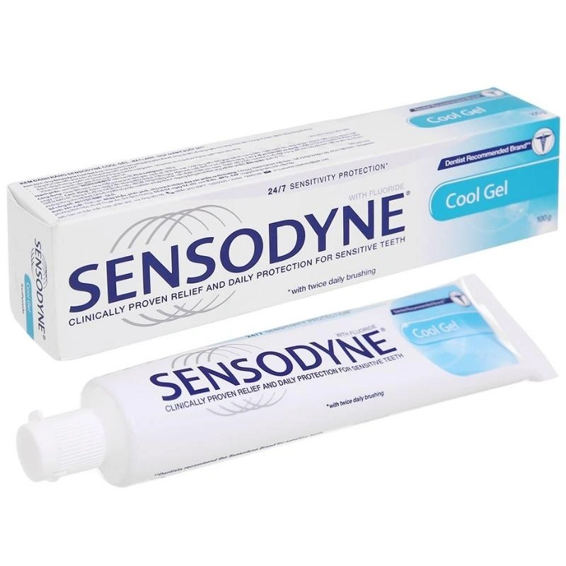 Kem đánh răng Sensodyne Cool Gel giảm ê buốt 24/7 hương bạc hà 100g 1