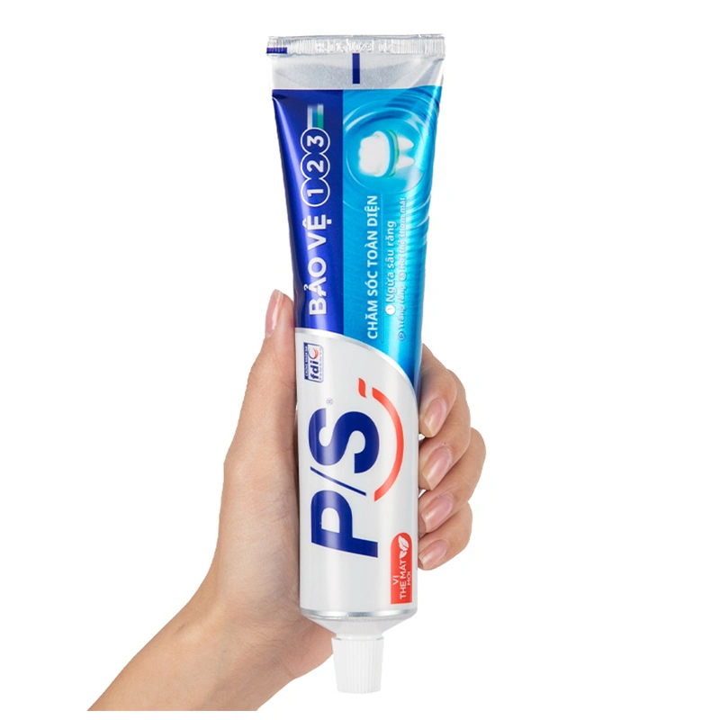 Kem đánh răng từ 6 tuổi P/S Bảo Vệ 123 Chăm Sóc Toàn Diện hương bạc hà 230g 5