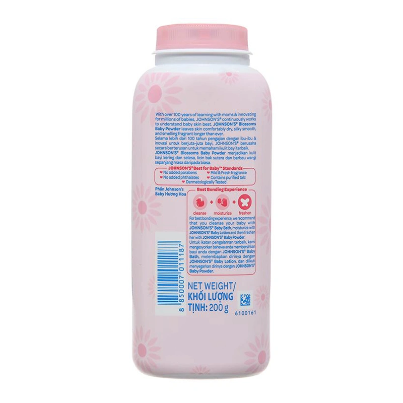 Phấn thơm cho bé Johnsons Blossoms 500g 6