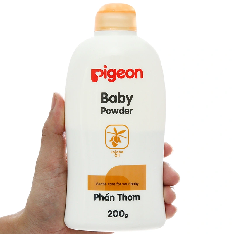 Phấn thơm cho bé Pigeon Baby Powder 200g 3