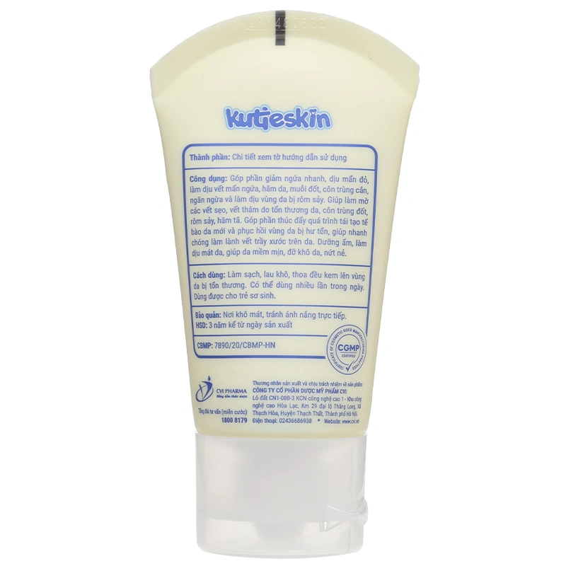 Kem dưỡng ẩm cho bé Kutieskin 30g 17