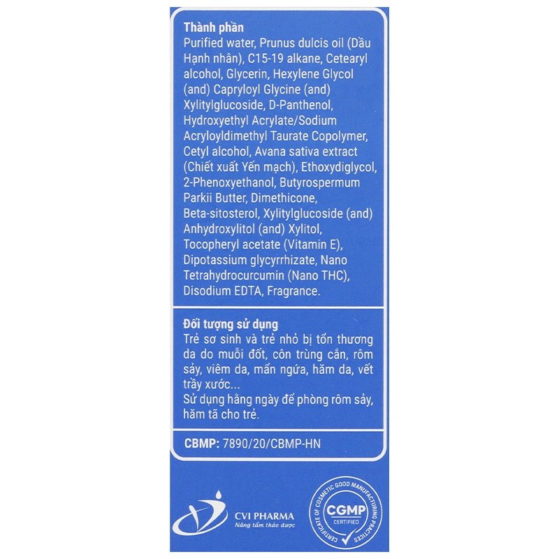 Kem dưỡng ẩm cho bé Kutieskin 30g 19