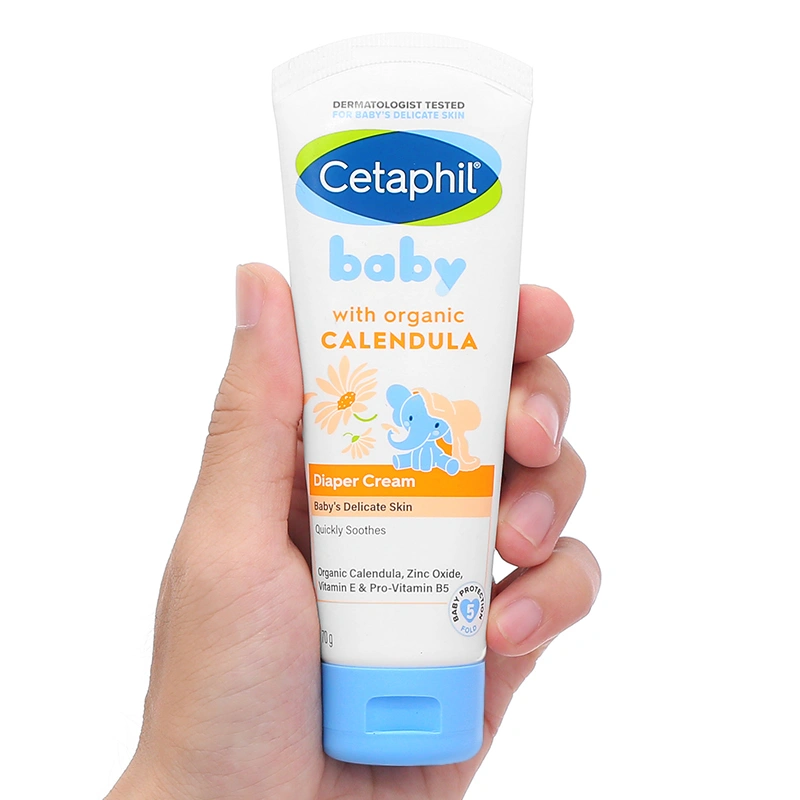 Kem làm dịu và ngừa hăm tã chiết xuất hoa cúc hữu cơ cho bé Cetaphil Baby Diaper Cream 70g 3