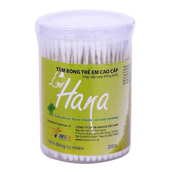 Tăm bông cho bé thân giấy Hana BT033