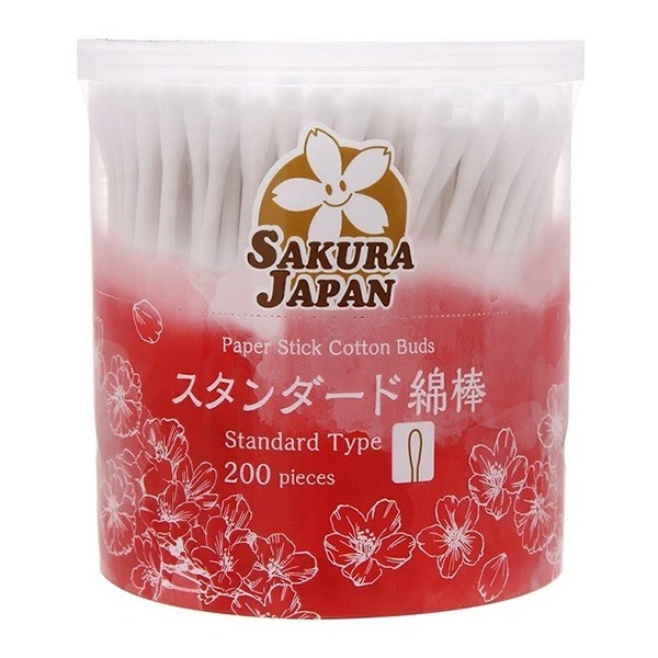 Tăm bông thân giấy kháng khuẩn Sakura TB01