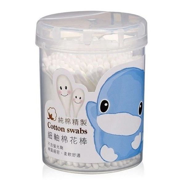 Tăm bông cho bé thân giấy KuKu KU1102 đầu nhỏ hũ 200 cây 3