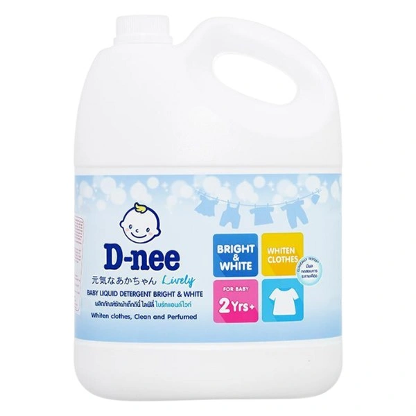 Nước giặt quần áo cho bé D-nee Trắng hương thơm dịu nhẹ can 3 lít 1