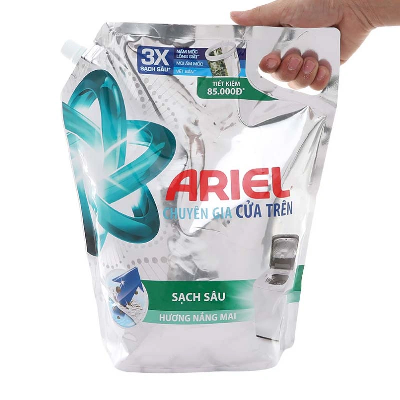 Nước giặt Ariel Sạch Sâu hương nắng mai túi 3.4 lít 3