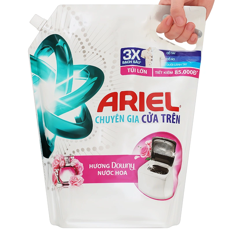 Nước giặt Ariel Sạch Sâu hương nắng mai túi 3.4 lít 7