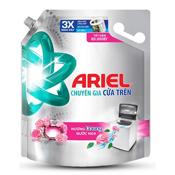Nước giặt Ariel Sạch Sâu hương nắng mai túi 3.4 lít 5