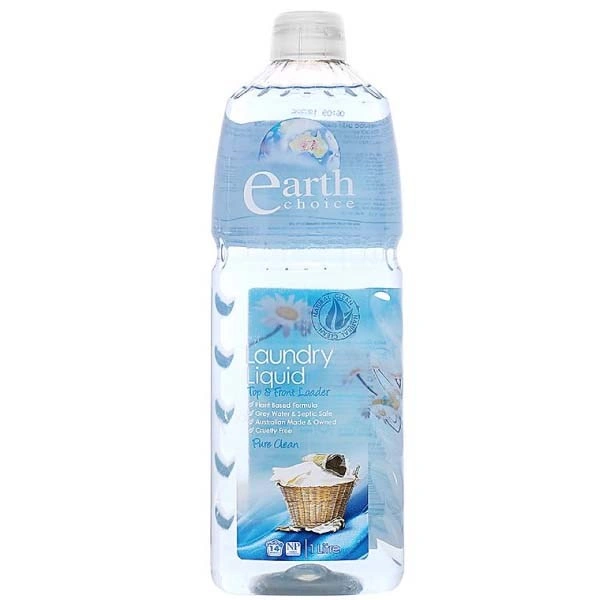 Nước giặt Earth Choice Eucalyptus Fresh hương tinh dầu bạch đàn chai 1 lít 3