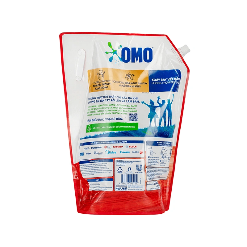 Nước giặt OMO Matic Comfort hương ngọc lan tây, gỗ đàn hương túi 3.5 lít 2