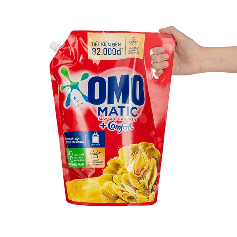 Nước giặt OMO Matic Comfort hương ngọc lan tây, gỗ đàn hương túi 3.5 lít 4