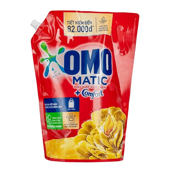 Nước giặt OMO Matic Comfort hương ngọc lan tây, gỗ đàn hương túi 3.5 lít 1