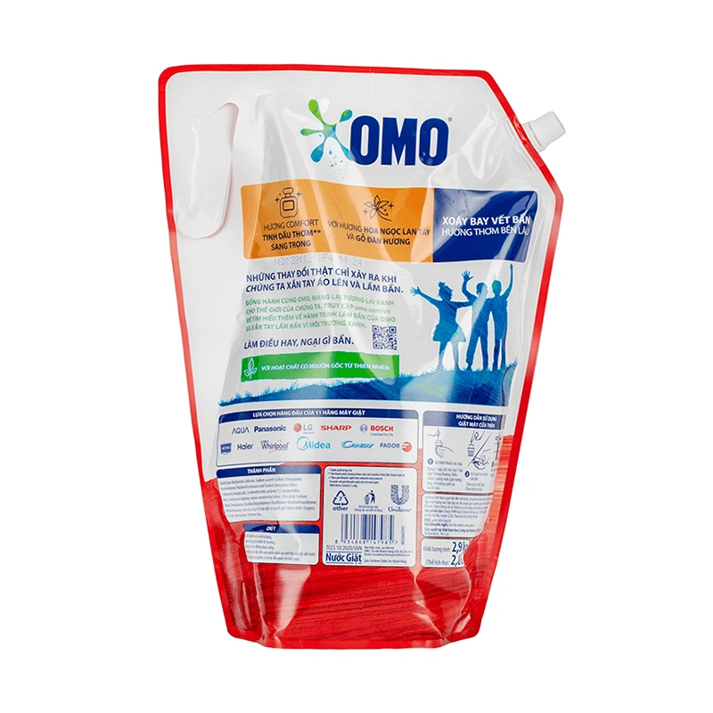 Nước giặt OMO Matic Comfort hương ngọc lan tây, gỗ đàn hương túi 3.5 lít 8