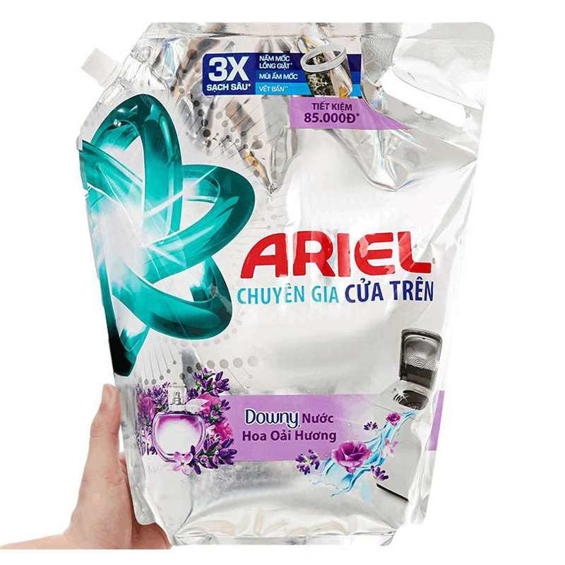 Nước giặt Ariel Sạch Sâu hương nắng mai túi 3.4 lít 14