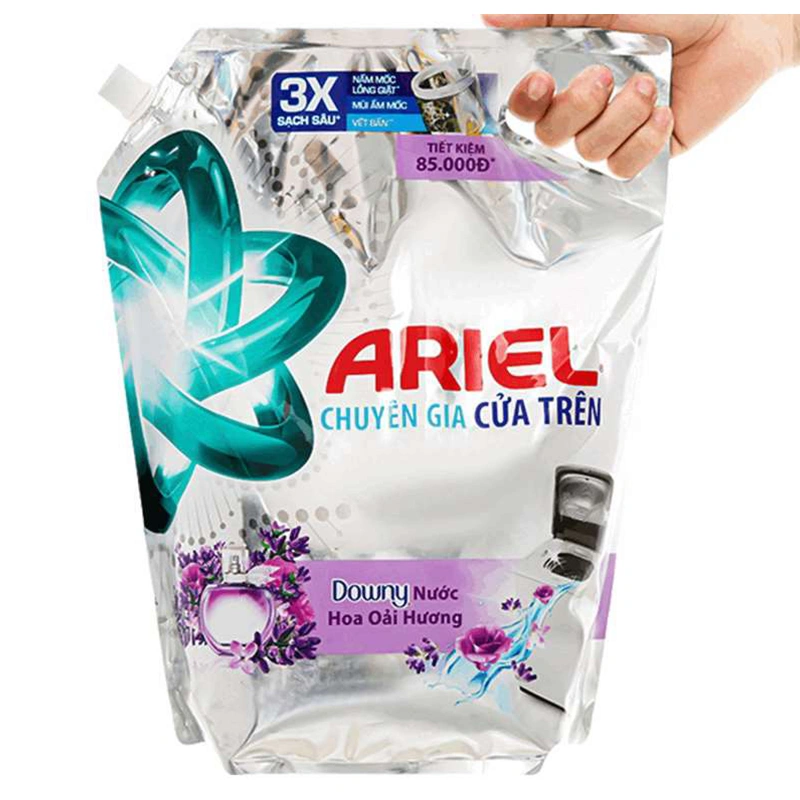 Nước giặt Ariel Sạch Sâu hương nắng mai túi 3.4 lít 15