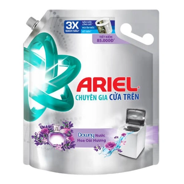 Nước giặt Ariel Sạch Sâu hương nắng mai túi 3.4 lít 12