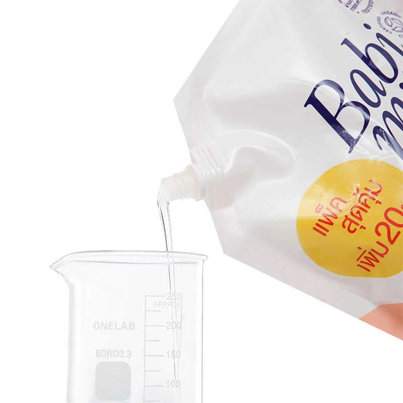 Nước giặt quần áo cho bé Babi Mild hương hoa cúc túi 2.4 lít 4