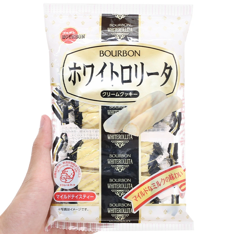 Bánh quy Bourbon vị kem Rollita gói 98g (từ 3 tuổi) 3
