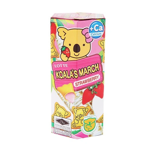 Bánh gấu Lotte Koala's March vị dâu hộp 37g (từ 3 tuổi) 1