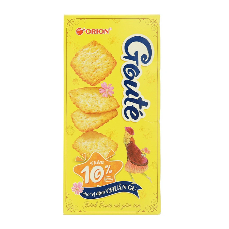 Bánh quy Orion Gouté vị mè hộp 158.4g (từ 3 tuổi) 3