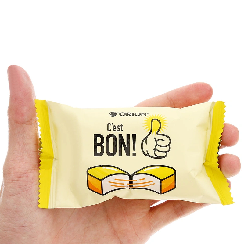 Bánh bông lan Orion C'est Bon sợi thịt gà gói 5 cái x 17g (từ 4 tuổi) 4