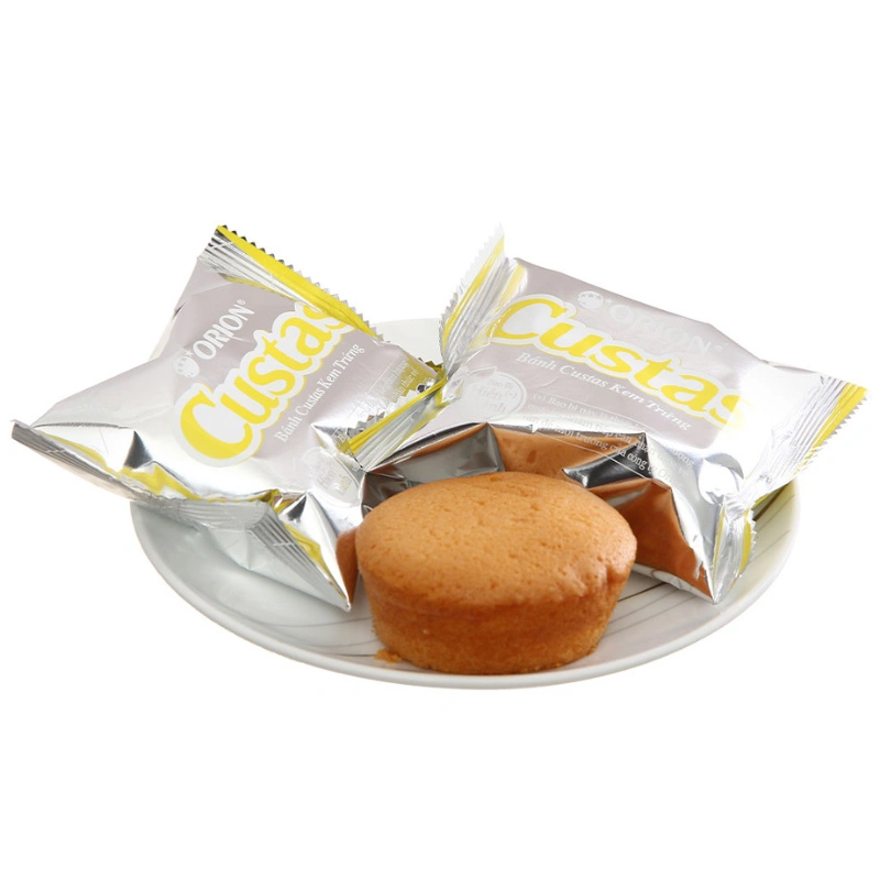 Bánh bông lan Orion Custas vị kem trứng hộp 6 cái x 23.5g (từ 3 tuổi) 6