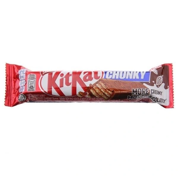 Bánh xốp KitKat Chunky phủ socola thanh 38g (từ 3 tuổi) 1