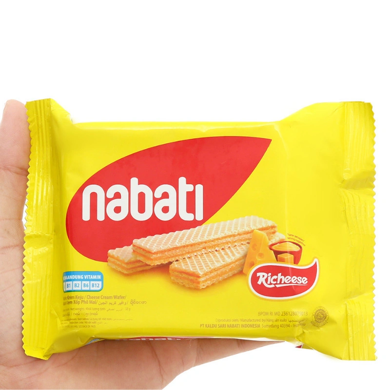Bánh xốp Nabati vị phô mai gói 50g 3