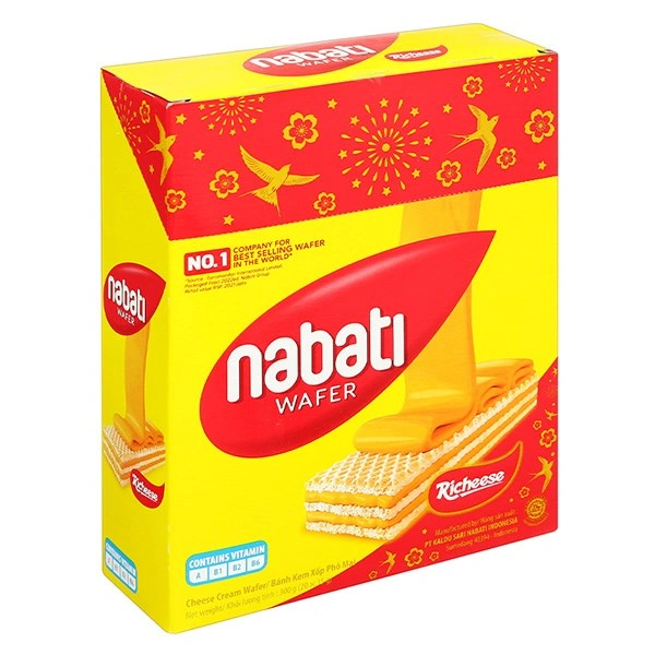 Bánh xốp Nabati vị phô mai hộp 20 cái x 15g 1