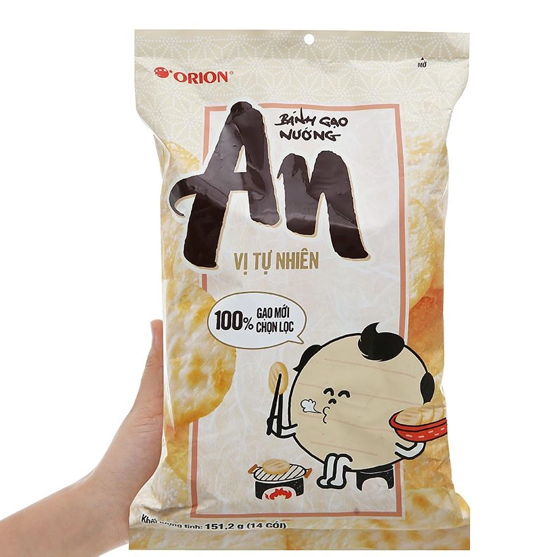 Bánh gạo Orion An vị tự nhiên gói 151.2g (từ 1 tuổi) 3