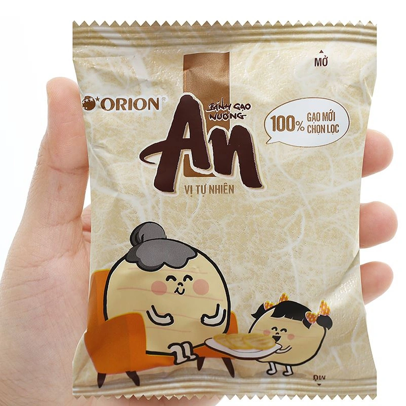 Bánh gạo Orion An vị tự nhiên gói 151.2g (từ 1 tuổi) 4