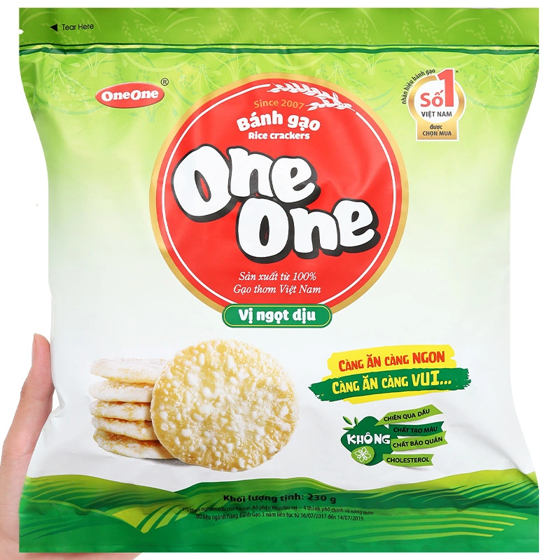 Bánh gạo One One vị ngọt gói 230g (từ 8 tháng) 3