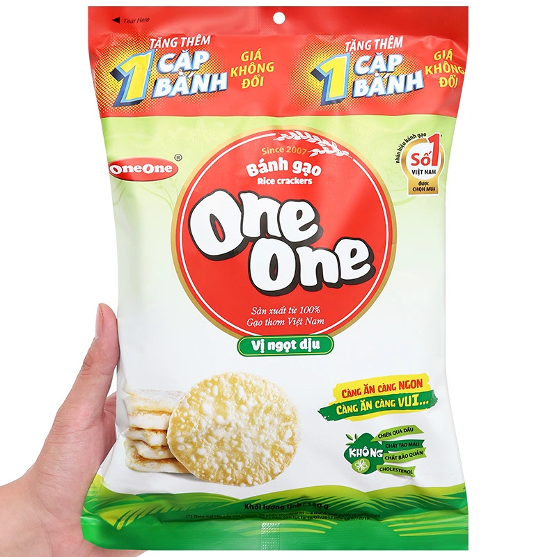 Bánh gạo One One vị bò nướng gói 150g (từ 8 tháng) 9