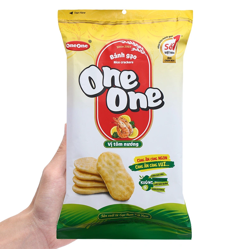 Bánh gạo One One vị tôm nướng gói 150g (từ 8 tháng) 3