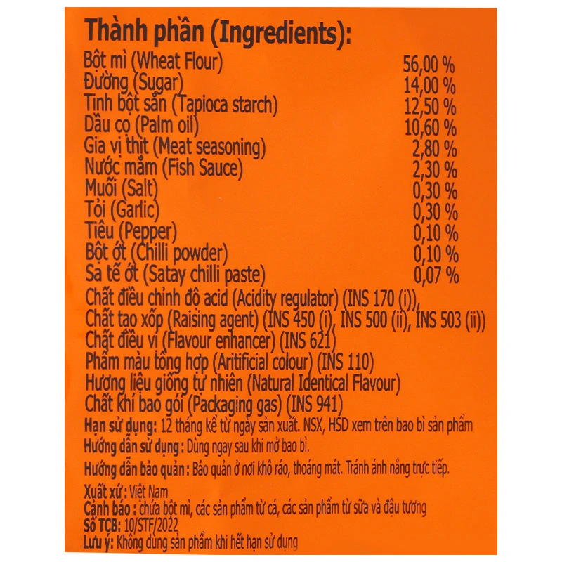 Bánh que Dorkbua vị tôm gói 50g (từ 1 tuổi) 11