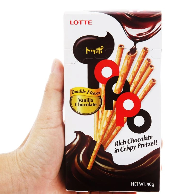 Bánh que Lotte Toppo vị cacao nhân socola hộp 40g (từ 3 tuổi) 15