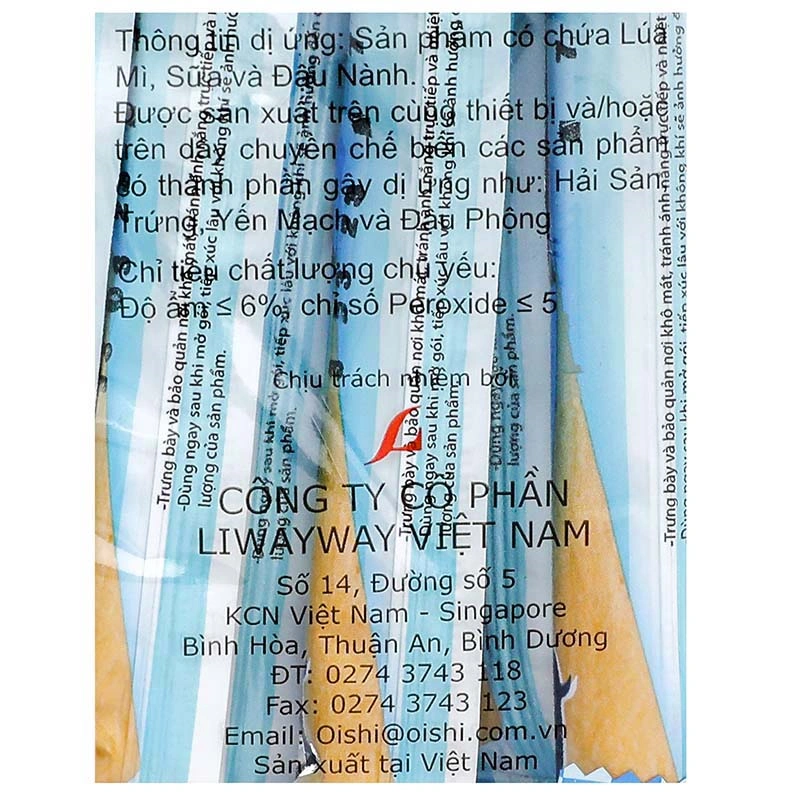 Snack Oishi Akiko vị sữa 20 gói x 7g (từ 3 tuổi) 6