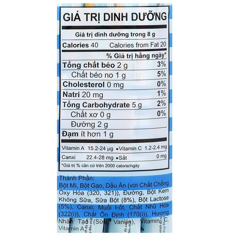 Snack Oishi Akiko vị sữa 20 gói x 7g (từ 3 tuổi) 7