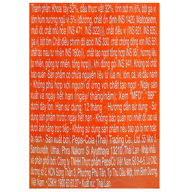 Snack khoai tây Lay's vị tự nhiên lon 100g (từ 1 tuổi) 10