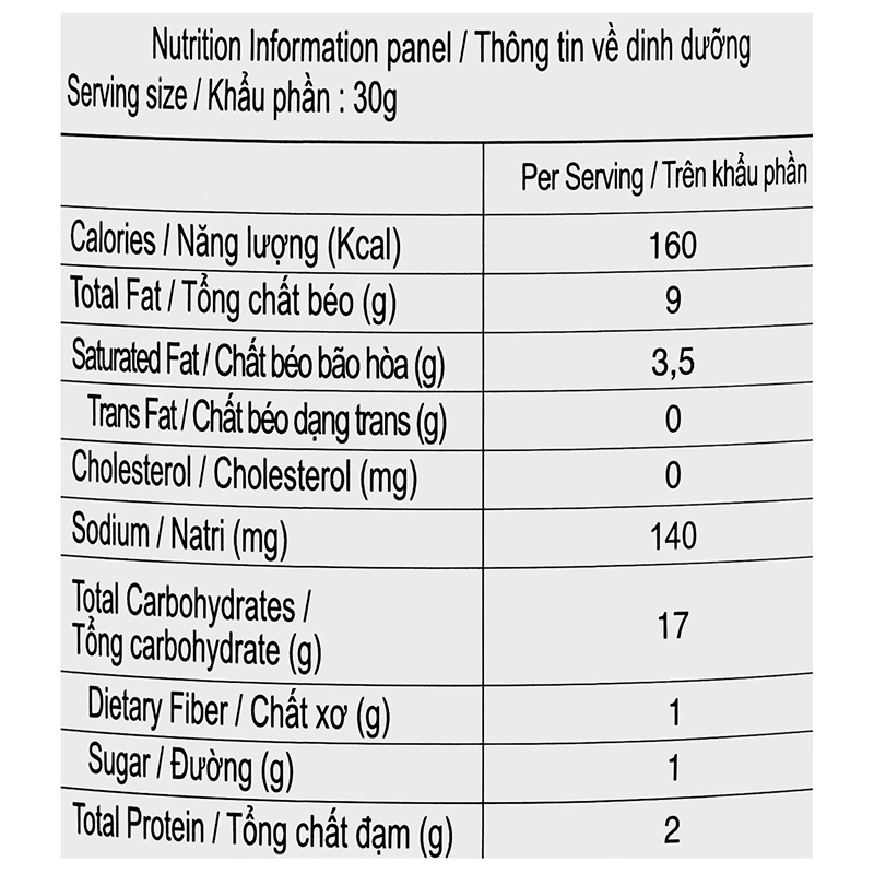 Snack khoai tây Lay's vị tự nhiên lon 100g (từ 1 tuổi) 11