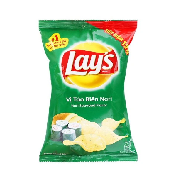 Snack khoai tây Nori Lay's vị tảo biển gói 52g (từ 1 tuổi) 1