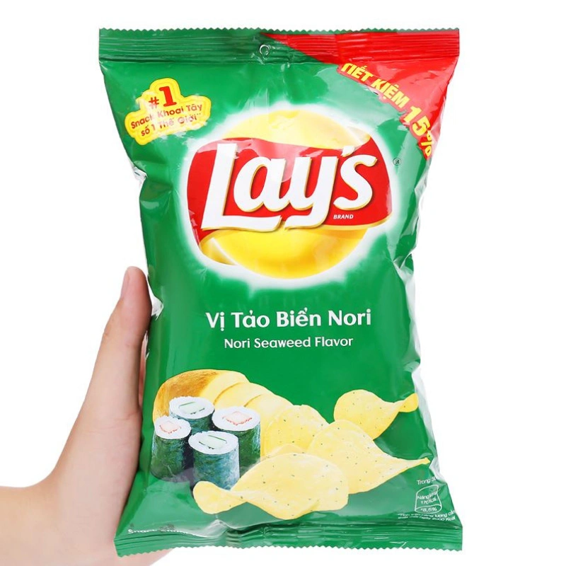 Snack khoai tây Nori Lay's vị tảo biển gói 52g (từ 1 tuổi) 3