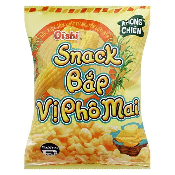 Snack Oishi vị bắp phô mai